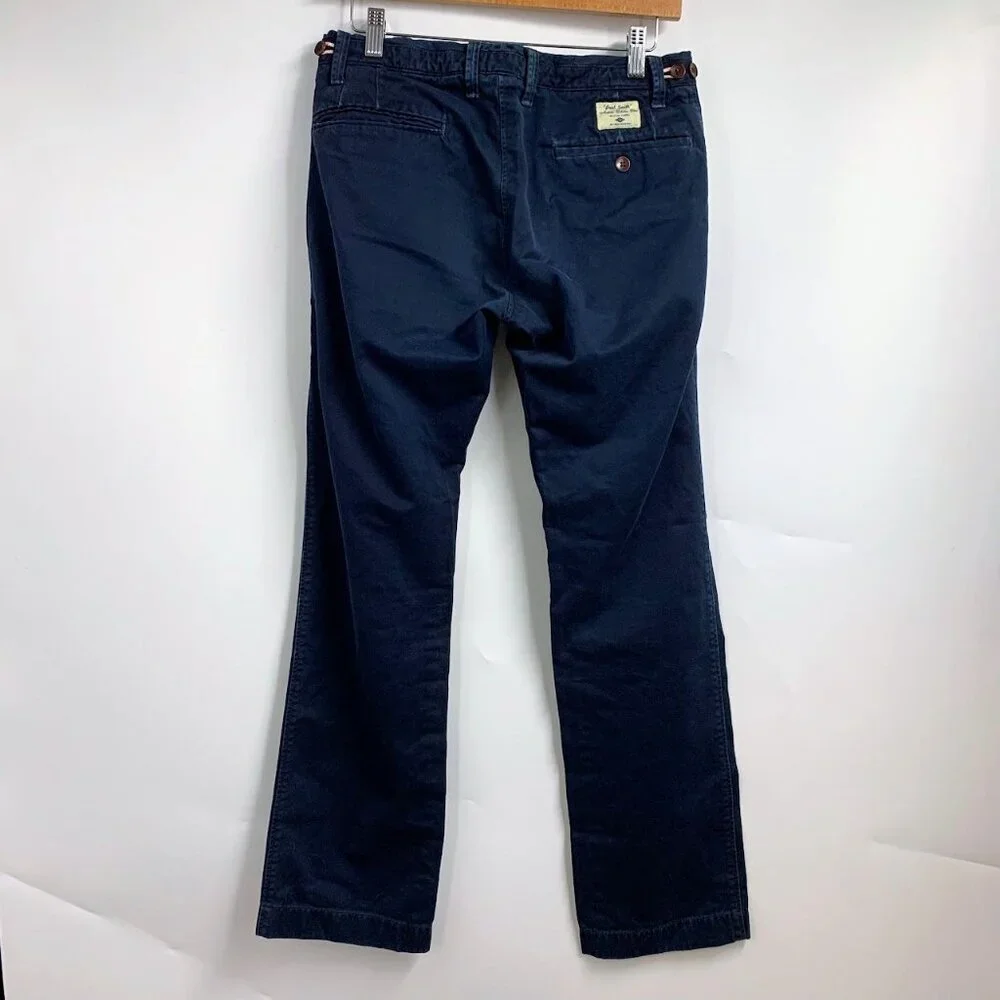 Paul Smith Men's Flat Front Cotton Slash Pocket Chino Slacks Size 28 - Picture 2 of 15